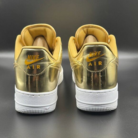 Wmns Nike Air Force 1 SP 'Liquid Metal - Gold' - Picture 6 of 13